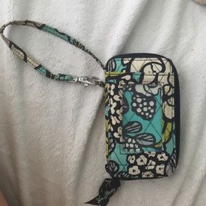 Vera Bradley Island Blooms Carry it all Wristlet
