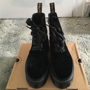 Brand New Velvet Dr. Martens