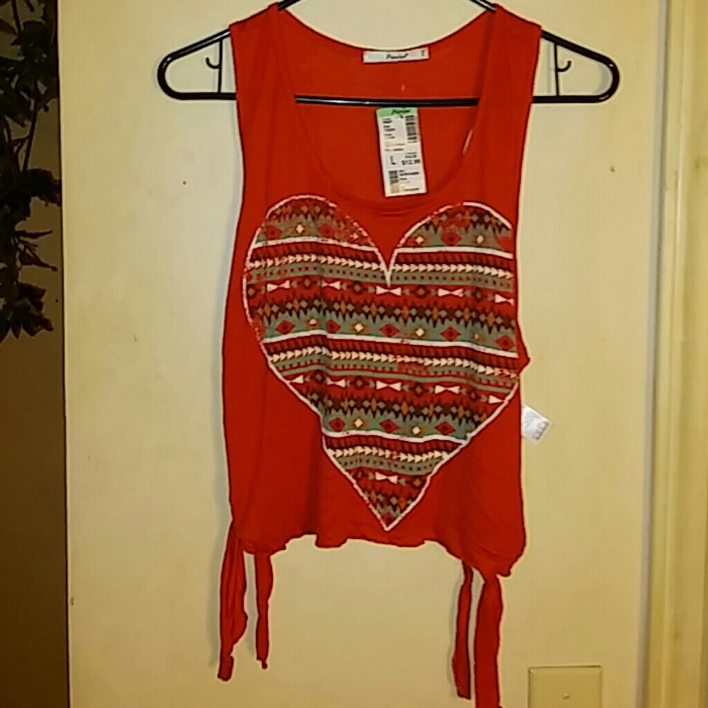 Sz LG crop tank by Papaya.