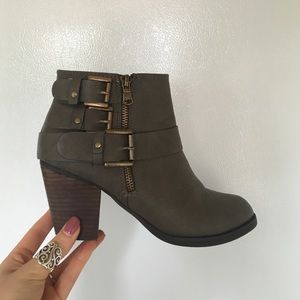 Buckled booties