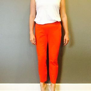 Red J.Crew Minnie Pant