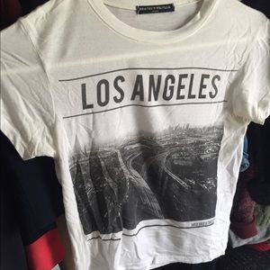 Brandy Melville Graphic Cropped Top