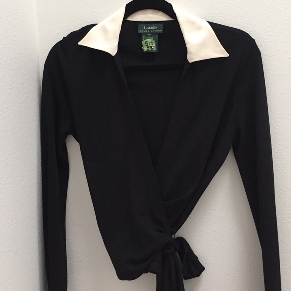 Sexy wrap top by Lauren Ralph Lauren