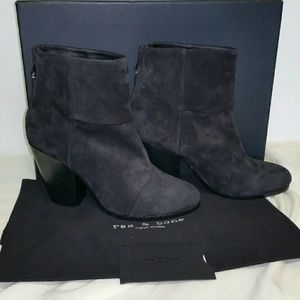 Rag & Bone Classic Newbury Ankle Boots Suede