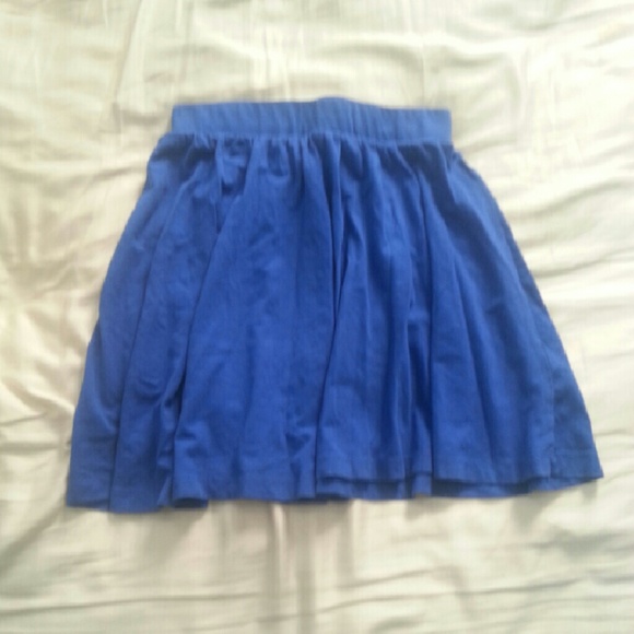 Cobalt/Royal Blue Circle/Skater Skirt
