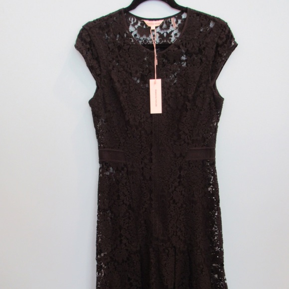 Rebecca Taylor Black Lace Dress