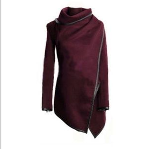 Wine wrapped coat