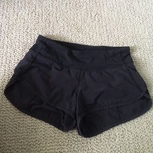 Lululemon Black Running Shorts