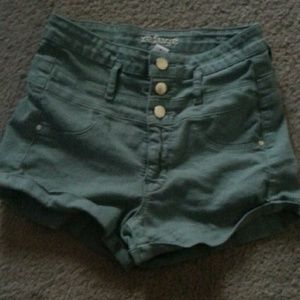High waisted shorts