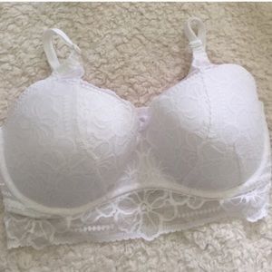 Nwt medium 1 pink lace bralette