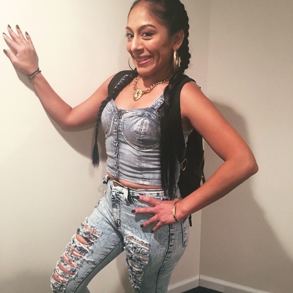 Forever 21 Tops - π₯Denim Bustier Crop Top π₯ Forever 21 Tops - π₯Denim Bustier Crop Top π₯