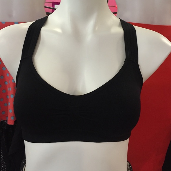 Black multi strap Bralette