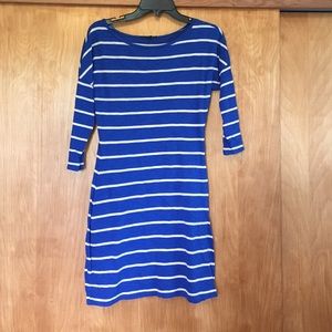 Royal blue tshirt dress from Express