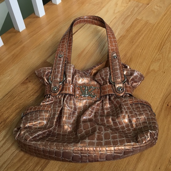 Gold handbag