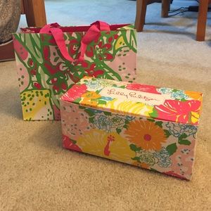 Lilly Pulitzer Gift Box & Small Shopper