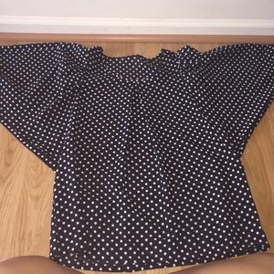 Polka dot blouse