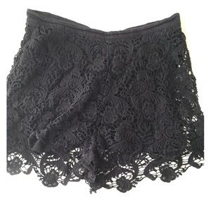 Lace shorts