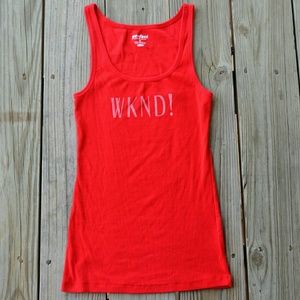 Old Navy "WKND" Tank Top