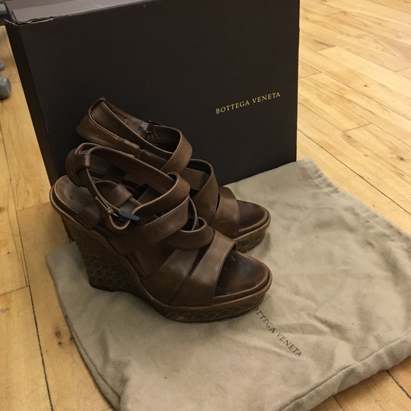 Bottega Veneta Shoes - Botegga Veneta Intrecciato Wedges