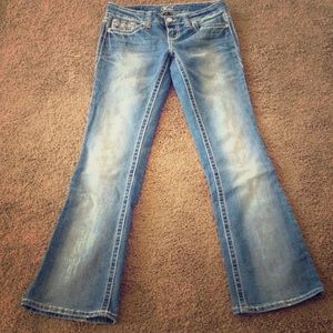 Soundgirl denim jeans! Size 9. Super cute!