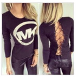 🚫SOLD🚫Michael Kors Black Long Sleeve Shirt