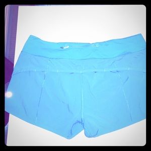 Lulu lemon shorts. Size 8. Pretty blue!