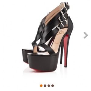 Black strappy sandals