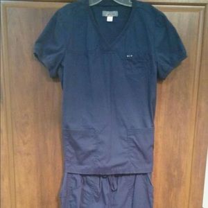 Petite blue scrubs