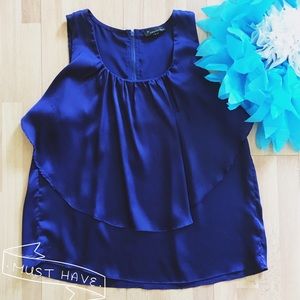 F21- Royal Blue Bib Tank