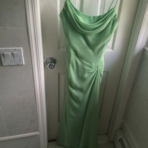 Light green gown