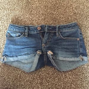 Size 00 fox jean shorts