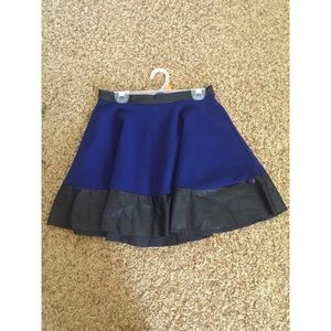 Black & Navy Blue Skirt