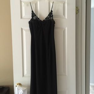 Black evening gown