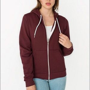 American Apparel Unisex Fleece Hoodie