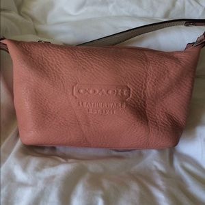 Small, leather Coach purse