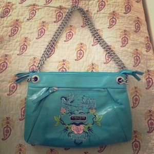 Coach Turquoise Handbag