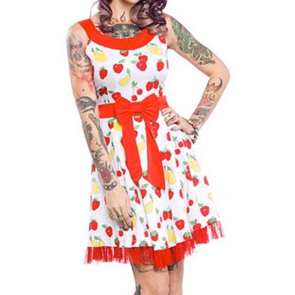 Sourpuss vintage fruit dance dress