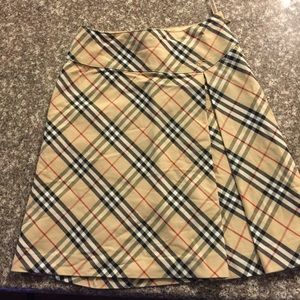 Burberry high waist skirt