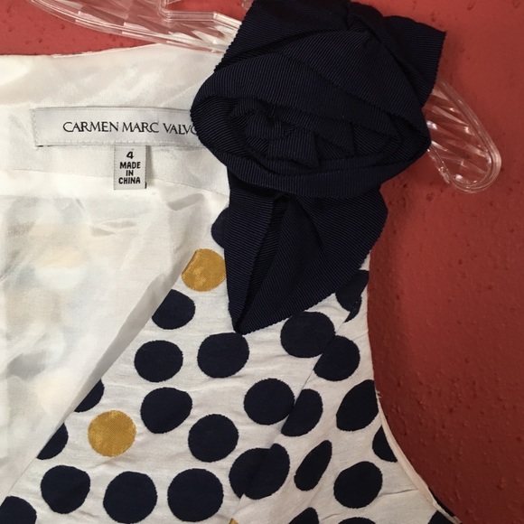 🎉1/27 HP🎉 Carmen Marc Valvo Cocktail Dress - Picture 2 of 4