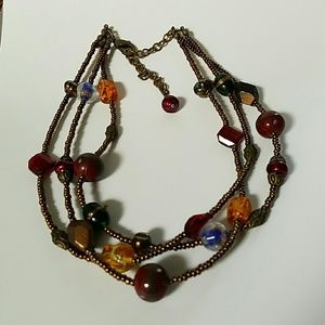 Three strand necklace