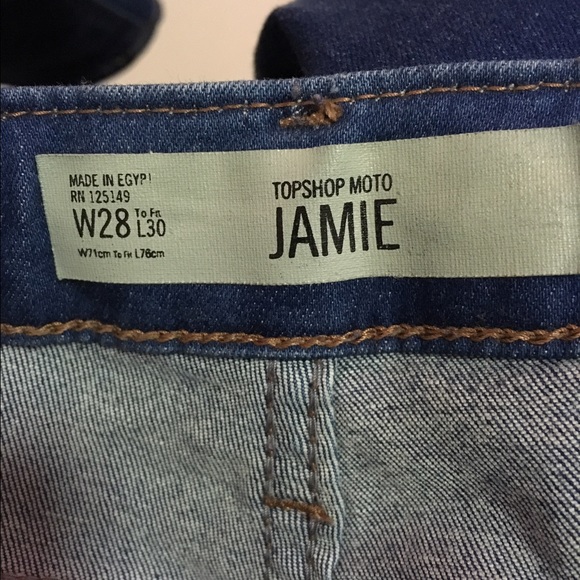 Topshop Jamie high waisted skinny jean