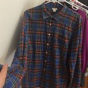 J.Crew Summer Tartan Button Down Shirt!