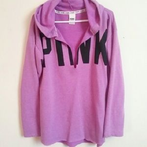 *SALE* PINK low-cut hoodie