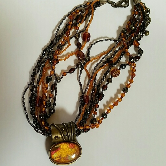 Multistrand necklace