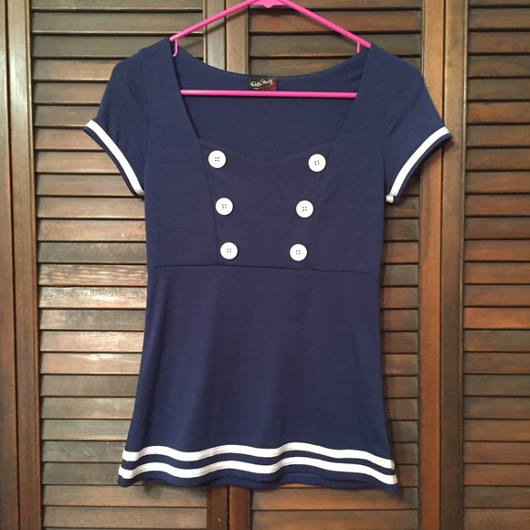 Nautical Blue Top