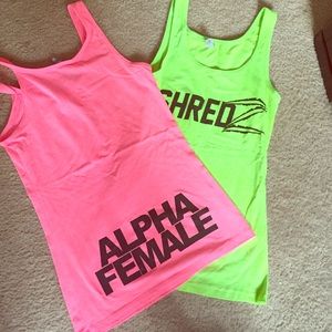 Shredz workout tanks