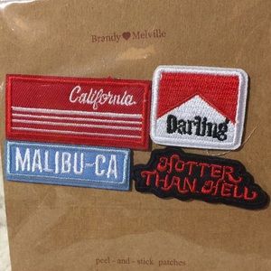 Brandy Melville peel and stick patches