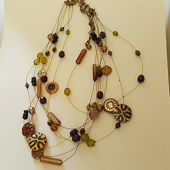 Multi strand necklace