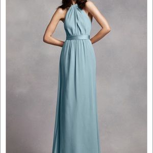 Vera Wang Long Chiffon Bridesmaid Dress