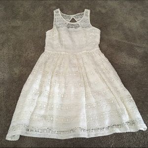 Ivory Nordstrom's Flower Summer Dress